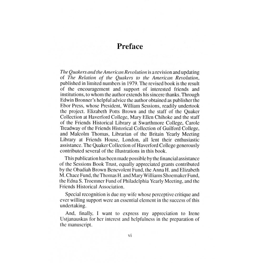 QUAKERS AND THE AMERICAN REVOLUTION